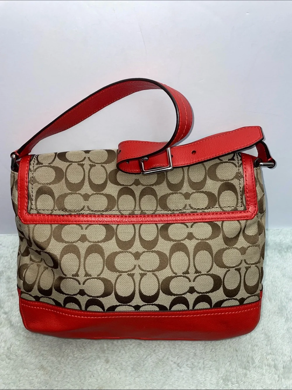 Coach ‘Park’ Signature Flap Hobo